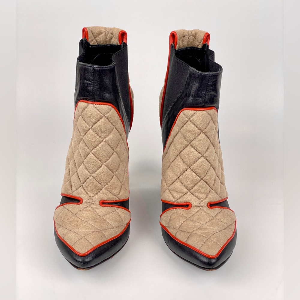 Ohne Titel Leather Quilted Ankle Boots - Picture 2 of 6